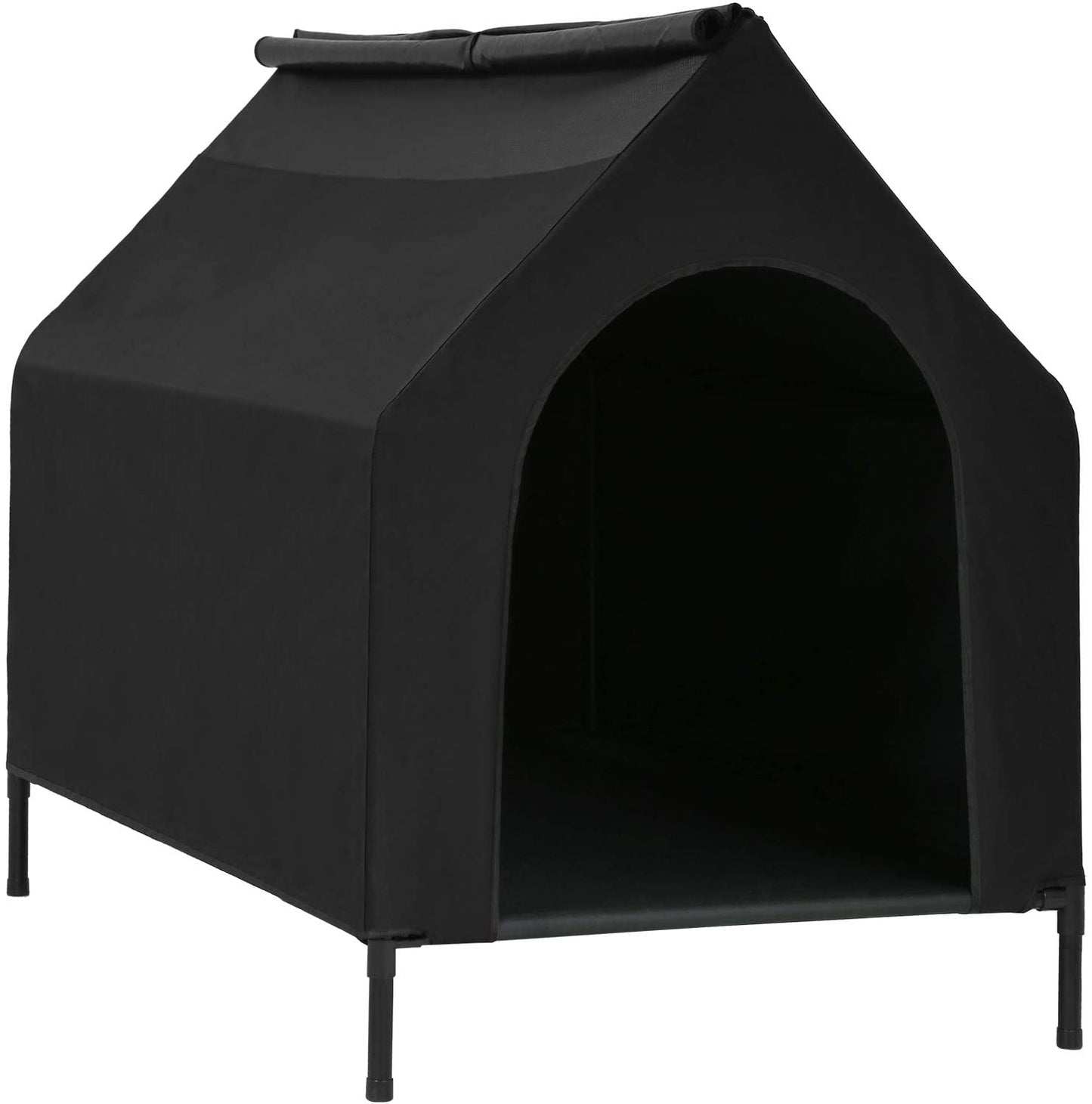 Indoor Outdoor Dog House Big Dog House Plastic Dog Houses for Small Medium Large Dogs 32 Inch High All Weather Dog House with Base Support for Winter Tough Durable House with Air Vents Elevated Floor Animals & Pet Supplies > Pet Supplies > Dog Supplies > Dog Houses Bestpet L  