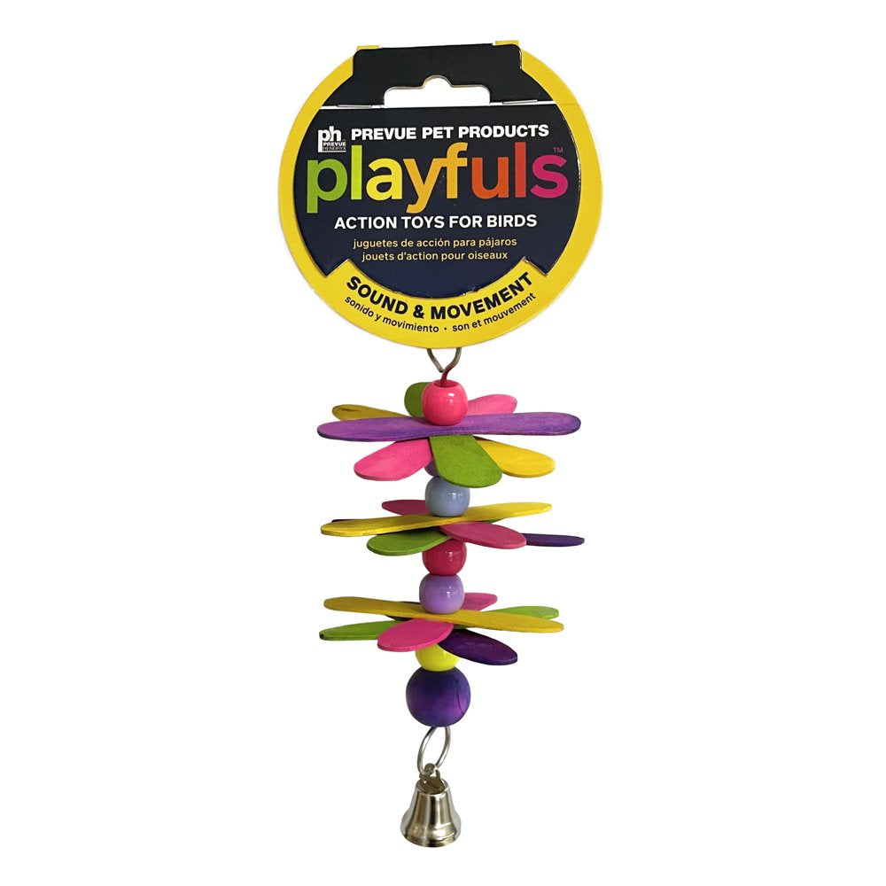 Prevue Pet Products Flower Power Bird Toy with Wood Stacking Sticks Animals & Pet Supplies > Pet Supplies > Bird Supplies > Bird Toys PREVUE PET PRODUCTS   