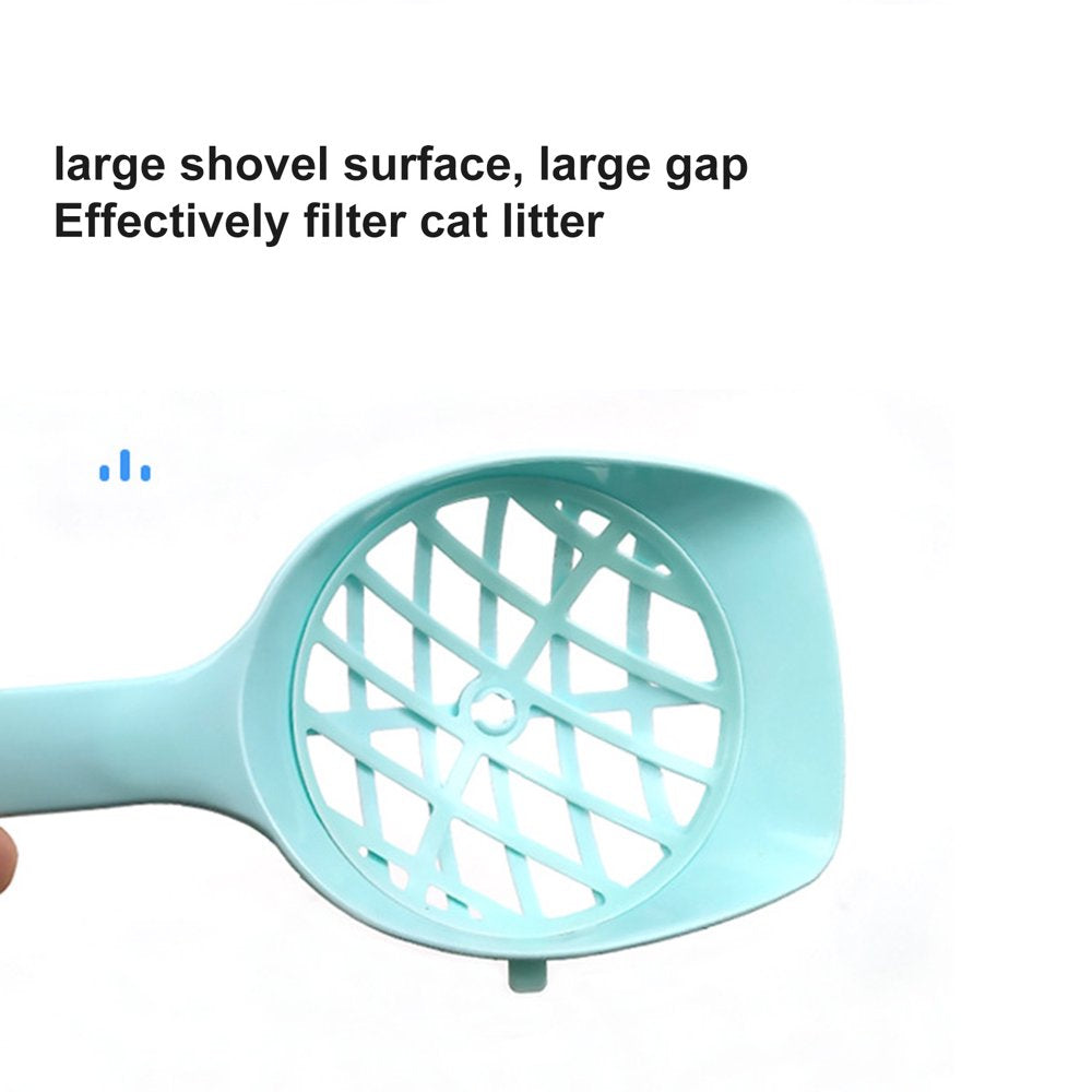 Cat Litter Shovel Effective Labor-Saving Plastic Pet Poop Litter Box Shovel for Indoor Animals & Pet Supplies > Pet Supplies > Cat Supplies > Cat Litter JUHigh   