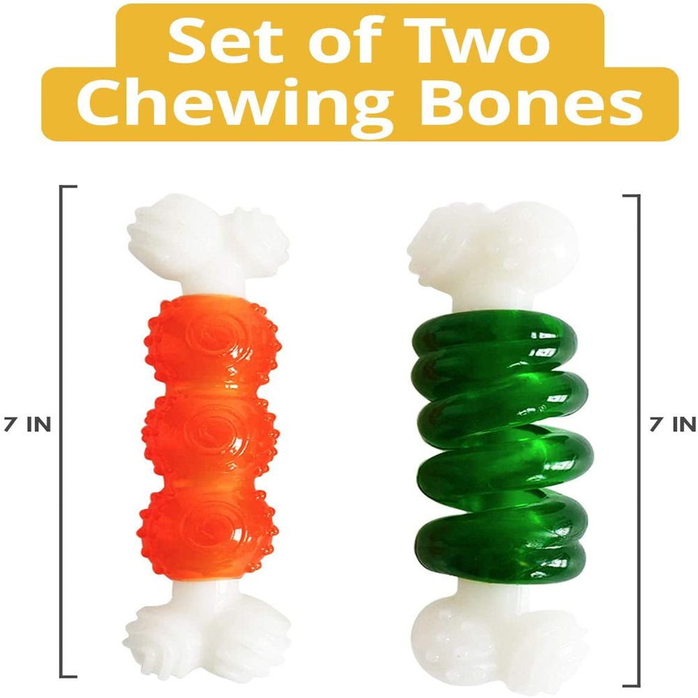 American Pet Supplies Chewing Bones, TPR Nylon Bones Set, Toys for Puppies and Dogs Animals & Pet Supplies > Pet Supplies > Dog Supplies > Dog Toys American Pet   