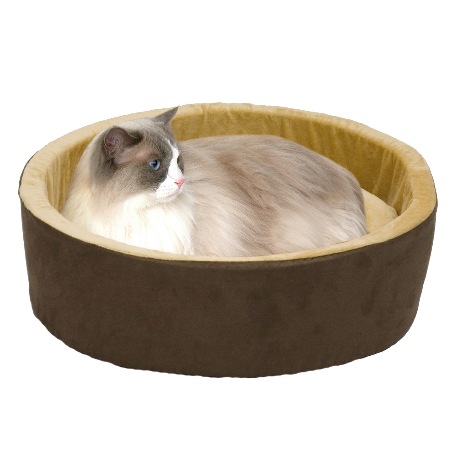 K&H Thermo Kitty Pet Cat Bed, Green Animals & Pet Supplies > Pet Supplies > Cat Supplies > Cat Beds K&H Pet Products L Brown 