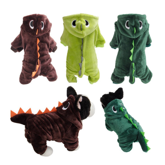 Cheers.Us Halloween Pets Dog Puppy Hoodie Clothes Cute Dinosaur Party Cosplay Costume Pet Costume Hoodie Coat for Dogs and Cats Pet Warm Apparel Cute Hoodies Dog Outfits Pet Winter Clothes Animals & Pet Supplies > Pet Supplies > Cat Supplies > Cat Apparel Cheers.US S Coffee 