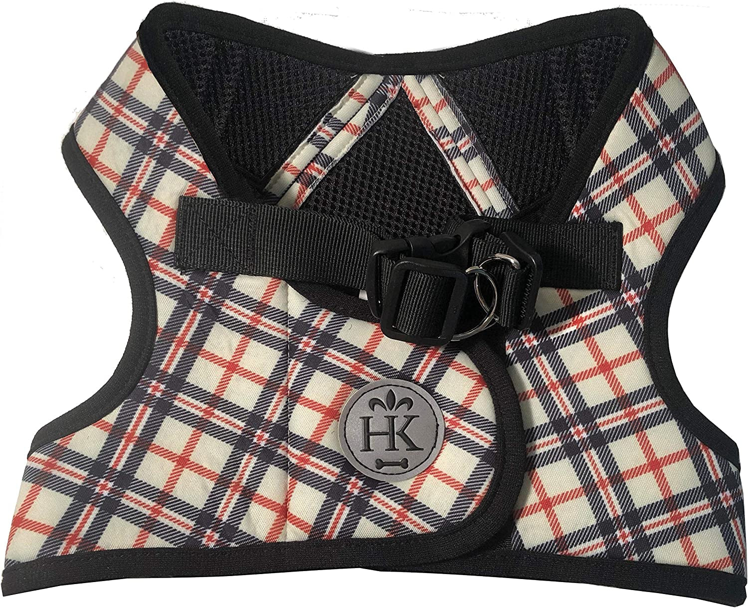 H&K Hudson Harness | Red (Extra-Small) | Easy Control Step-In Mesh Vest Harness for Dogs with Reflective Strips for Safety | Walking, Training Harness for Dogs Animals & Pet Supplies > Pet Supplies > Dog Supplies > Dog Apparel Huxley & Kent London Plaid Extra-Large 