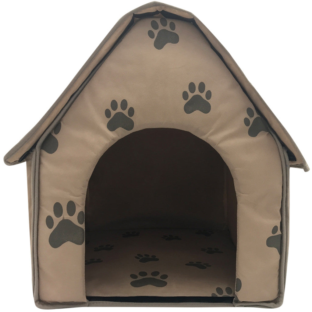 Foldable Dog House Small Footprint Pet Bed Tent Cat Kennel Indoor Portable Trave