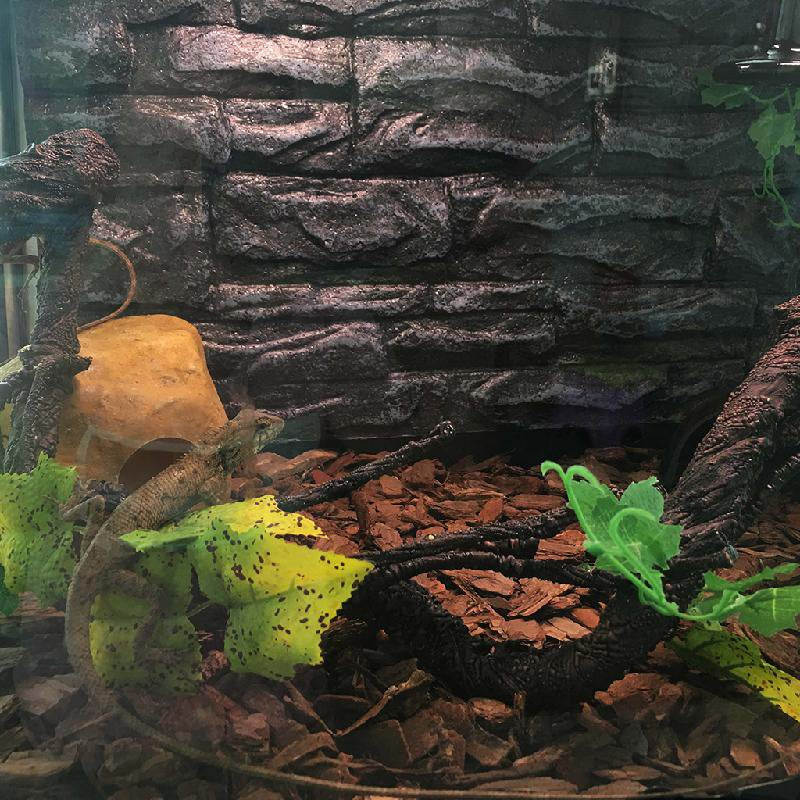 OOKWE Jungle Vines Branches Flexible Pet Habitat Decor Accessories Reptile Leave Plastic Climbing Plants for Frogs Turtles Animals & Pet Supplies > Pet Supplies > Small Animal Supplies > Small Animal Habitat Accessories OOKWE   