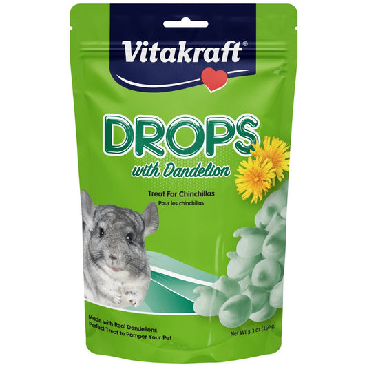 Vitakraft Drops Chinchilla Treat - Dandelion - Yogurt Treats for Chinchillas Animals & Pet Supplies > Pet Supplies > Small Animal Supplies > Small Animal Treats Vitakraft Sun Seed   