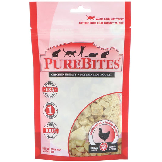Pure Bites Freeze Dried Cat Treats Chicken Breast 2 32 Oz 66 G Animals & Pet Supplies > Pet Supplies > Cat Supplies > Cat Treats Pure Bites   