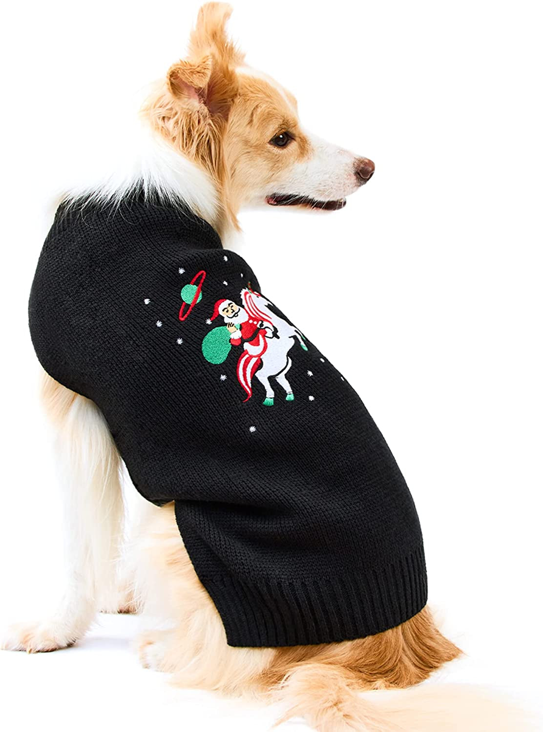 NIULA Dog Snow Sweaters Snowman Sweaters Xmas Dog Holiday Sweaters New Year Christmas Sweater Pet Clothes for Small Dog and Cat(Snowman,S) Animals & Pet Supplies > Pet Supplies > Dog Supplies > Dog Apparel Cuteboom 10-Unicorn 2X-Large 