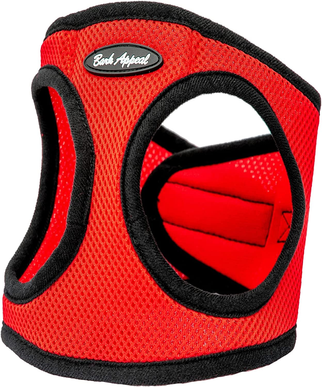 Bark Appeal Step-In Dog Harness, Mesh Step in Dog Vest Harness for Small & Medium Dogs, Non-Choking with Adjustable Heavy-Duty Buckle for Safe, Secure Fit – (Small, Pink) Animals & Pet Supplies > Pet Supplies > Dog Supplies > Dog Apparel Bark Appeal Red Small 