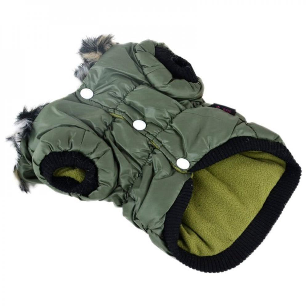 Big Sales!!Pets Doggy Puppy Warm Winter Coat Zipper Fold Hoodies Jackets Dog Costume Pet Cat Apparel Dog Clothes Animals & Pet Supplies > Pet Supplies > Cat Supplies > Cat Apparel wishlistbester   