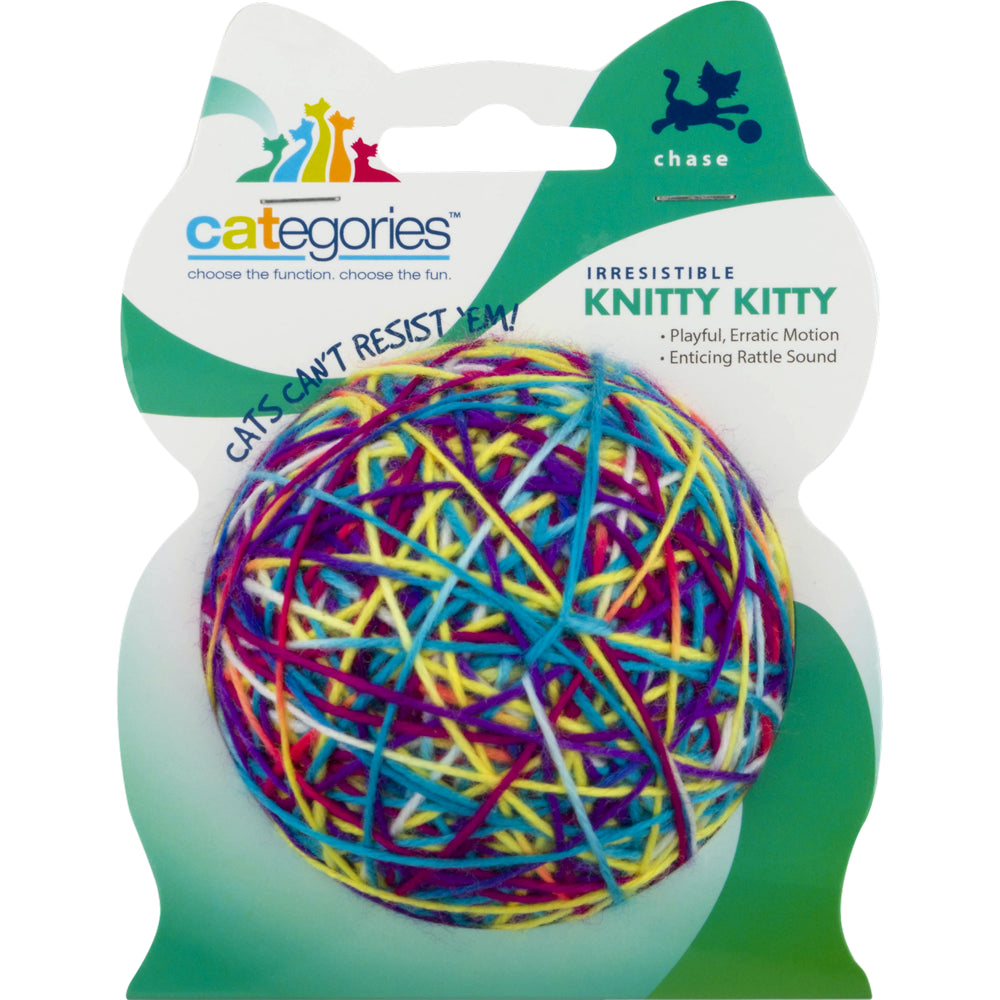 CATEGORIES Knitty Kitty Ball Cat Toy Animals & Pet Supplies > Pet Supplies > Cat Supplies > Cat Toys R2P Group, Inc.   