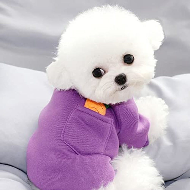 BADALO Dog Winter Clothes Pets Outfits Warm Clothes for Small Medium Dogs Costumes Coat Pet Jacket/Purple/Xl Code Animals & Pet Supplies > Pet Supplies > Dog Supplies > Dog Apparel BADALO   