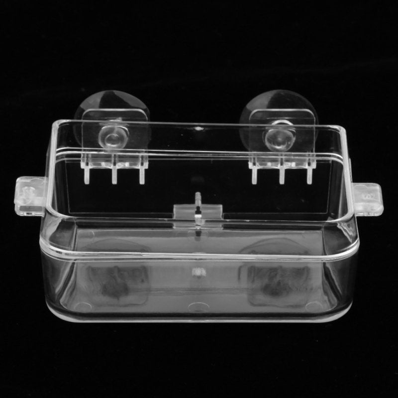 Transparent Reptile Feeding Dish Food Water Bowl for Reptiles & Amphibians Animals & Pet Supplies > Pet Supplies > Reptile & Amphibian Supplies > Reptile & Amphibian Food Magideal   