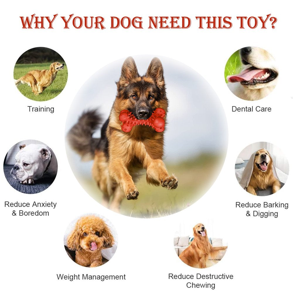 Valr Dog Chew Toys for Aggressive Chewers Large Breed,Rubber Dog Bones Animals & Pet Supplies > Pet Supplies > Dog Supplies > Dog Toys Valr   