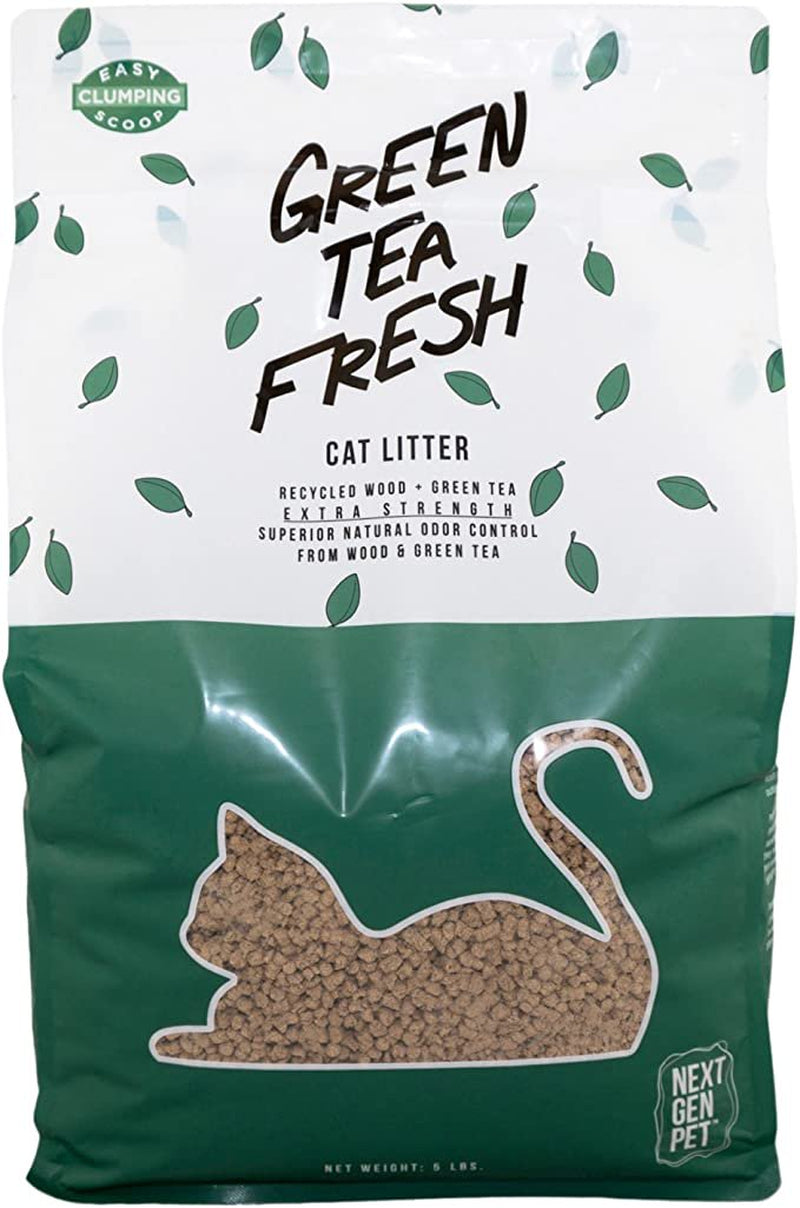 Next Gen Green Tea & Recycled Wood Fresh Cat Litter, 5 Lbs Bag Animals & Pet Supplies > Pet Supplies > Cat Supplies > Cat Litter Next Gen International Corporation   