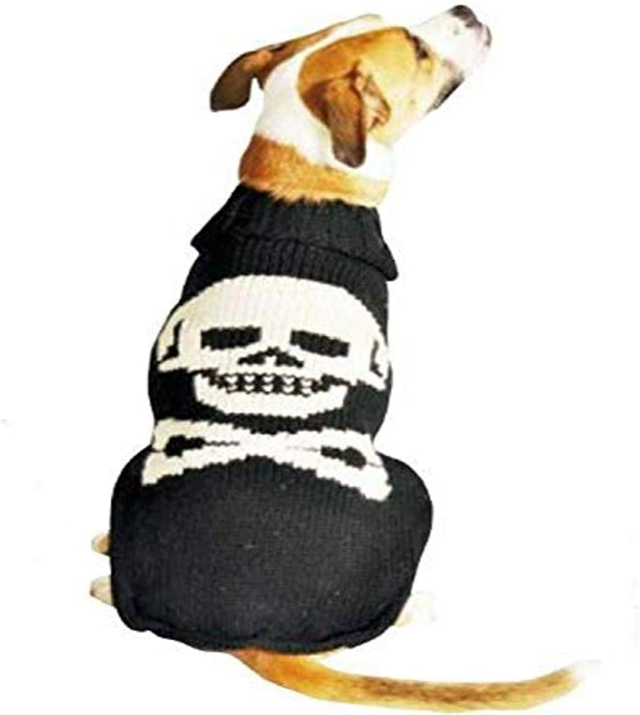 Chilly Dog Black Skull Dog Sweater, 3Xx-Large Animals & Pet Supplies > Pet Supplies > Dog Supplies > Dog Apparel Chilly Dog   