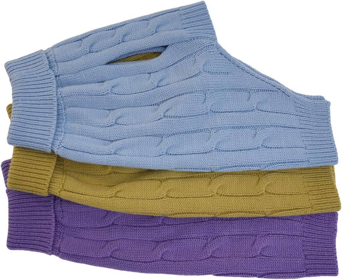 Deltashop Purple Warm Swallowtail Dog Sweaters for Medium Pets L Boys Grils Animals & Pet Supplies > Pet Supplies > Dog Supplies > Dog Apparel DeltaDT   