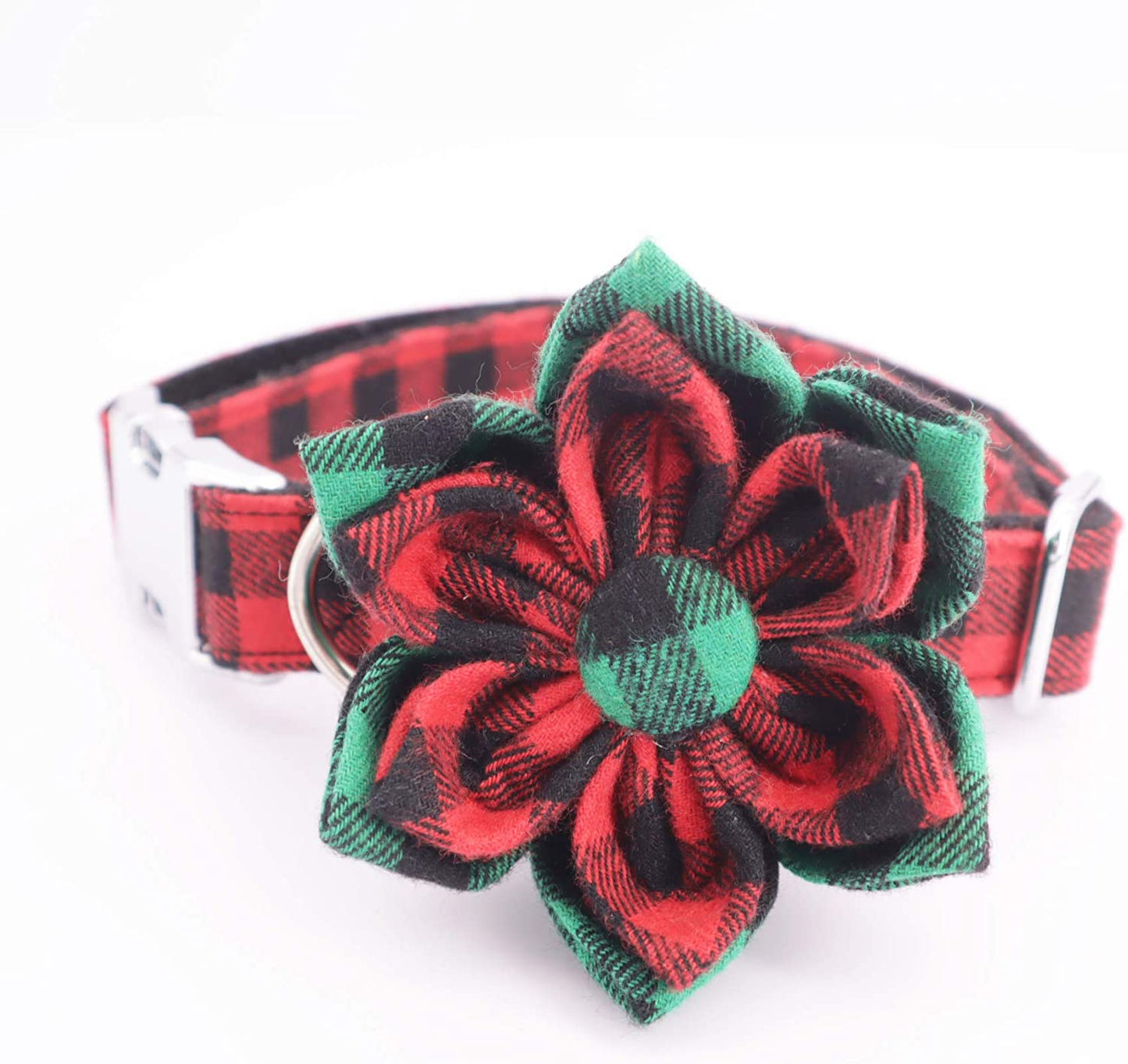 Halloween Dog Collar Dog Bowtie Dog Accessory Halloween Dog Costume for Halloween Party (M) Animals & Pet Supplies > Pet Supplies > Dog Supplies > Dog Apparel YIWU MIYI CO.,LTD Red Flower XS 