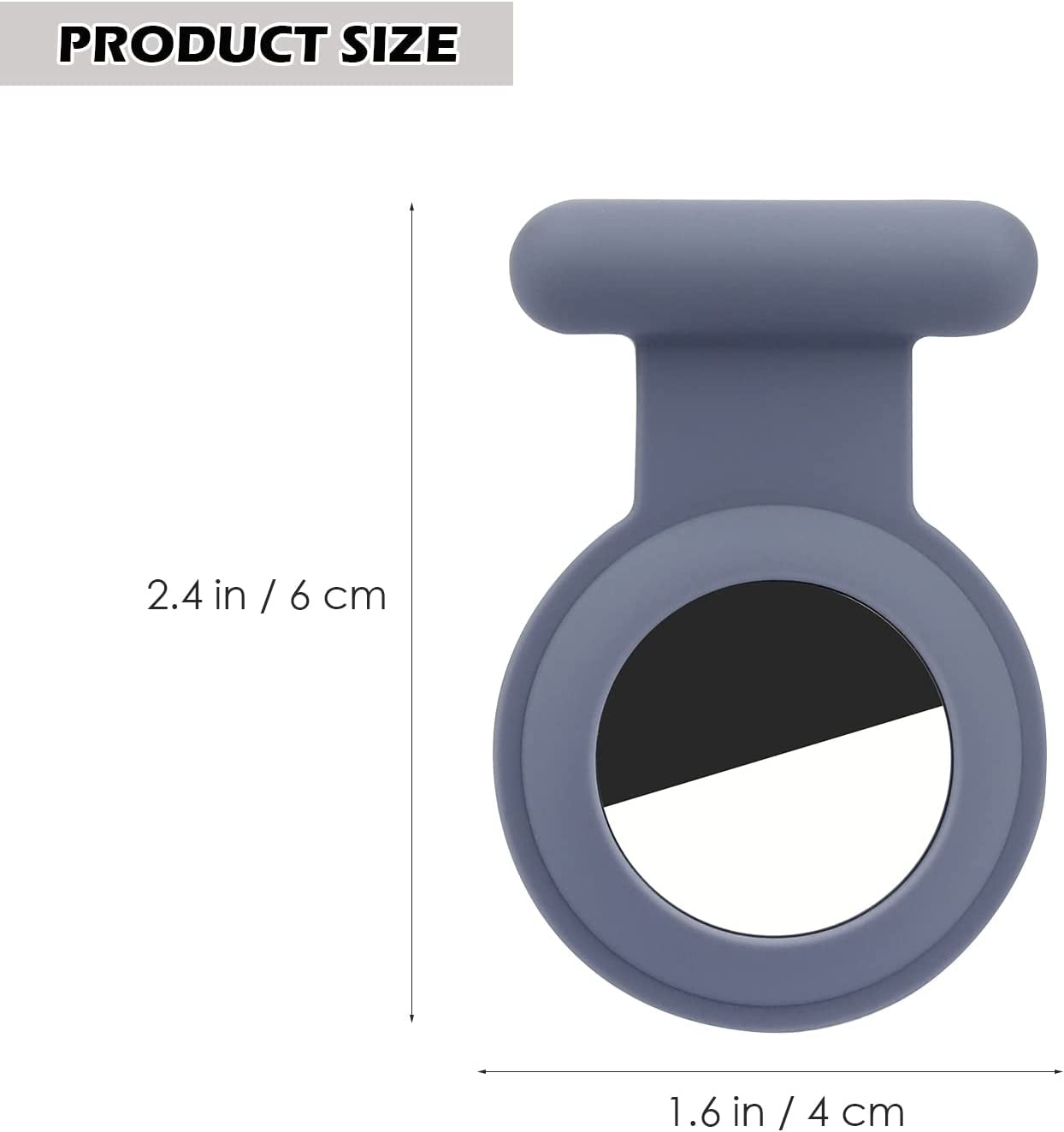 Airtag Hidden GPS Tracker,Airtag for Kids,Elderly,Pet,Clothing (Navy Blue&Blue) Electronics > GPS Accessories > GPS Cases WALLFID   