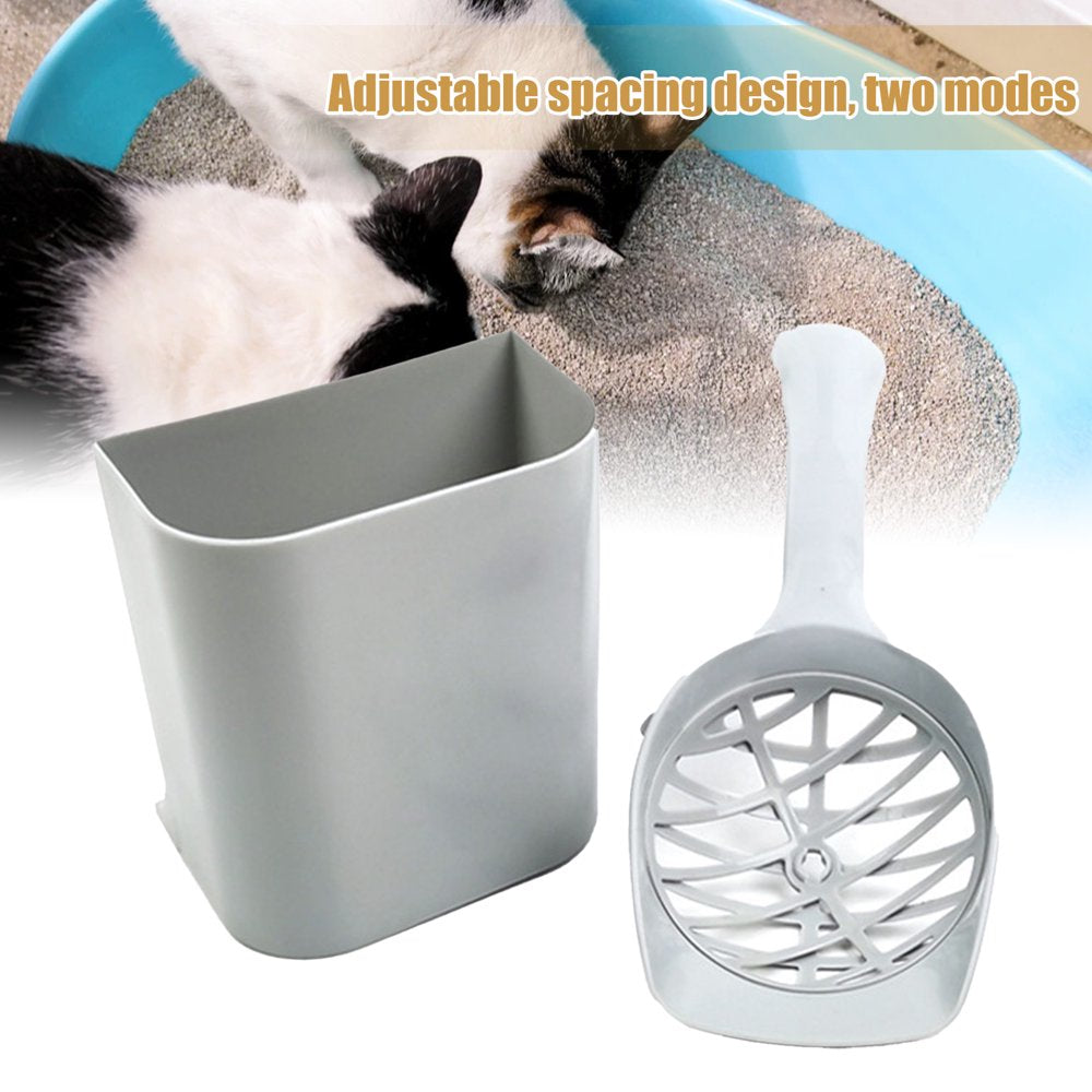 Cat Litter Shovel Effective Labor-Saving Plastic Pet Poop Litter Box Shovel for Indoor Animals & Pet Supplies > Pet Supplies > Cat Supplies > Cat Litter JUHigh   