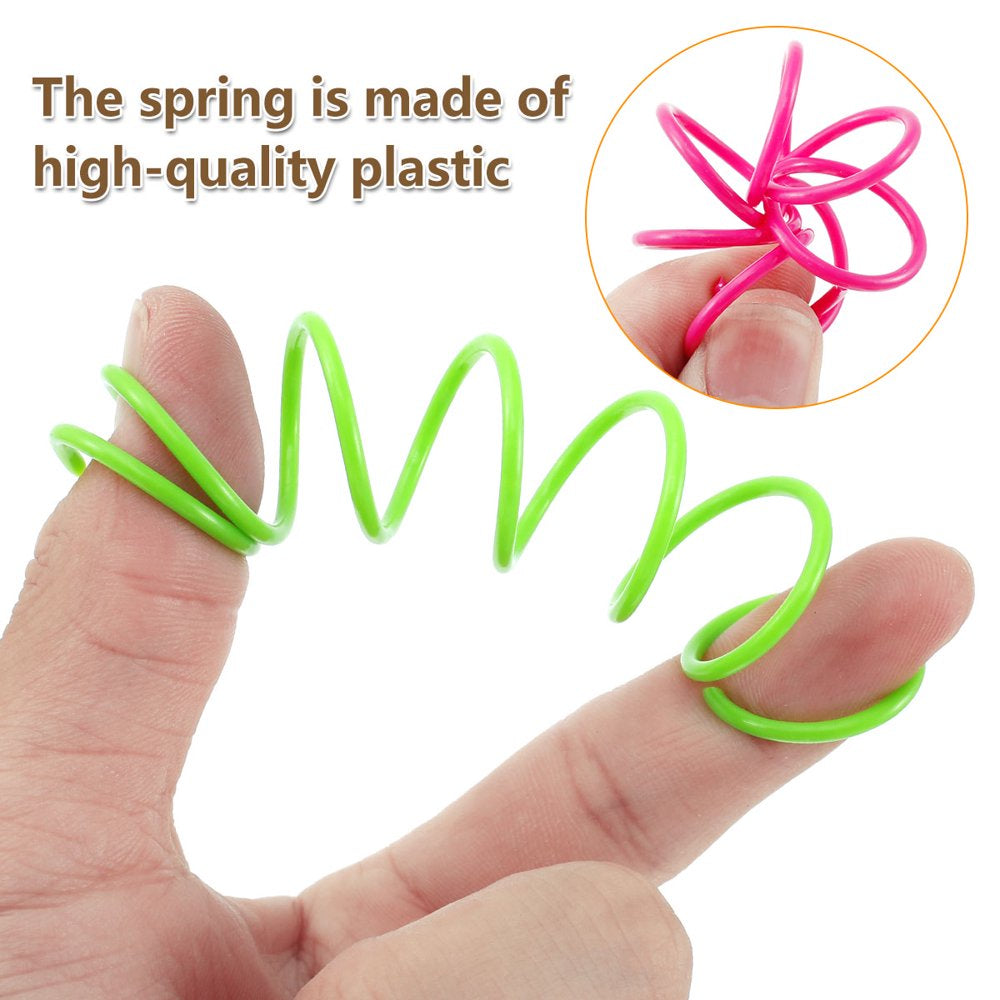 GOTYDI 16Pcs Cat Spring Toys Colorful Durable Cat Coil Spiral Spring Cat Toy Interactive Cat Toy BPA Free Plastic for Swatting, Biting, Hunting, and Active Healthy Play Animals & Pet Supplies > Pet Supplies > Cat Supplies > Cat Toys GOTYDI   