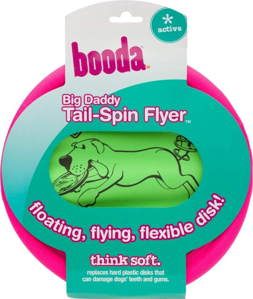 Booda Tail Spin Flyer Big Daddy Frisbee Dog Toy, Large Animals & Pet Supplies > Pet Supplies > Dog Supplies > Dog Toys Doskocil Manufacturing Co Inc   