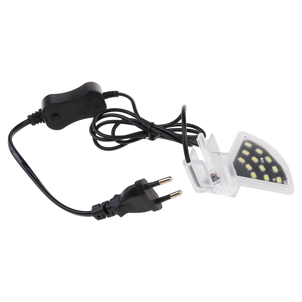 EU 100-240V LED Clip-On Fish Tank Aquarium Lighting Bulb White Light Animals & Pet Supplies > Pet Supplies > Fish Supplies > Aquarium Lighting unahtinr   