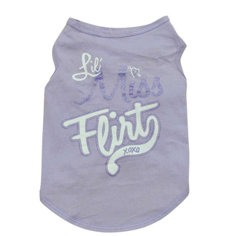 Pet Shirts Dog Printed Cool Summer Custom Vest Cute Puppy Apparels Clothes Animals & Pet Supplies > Pet Supplies > Dog Supplies > Dog Apparel BAGGUCOR   