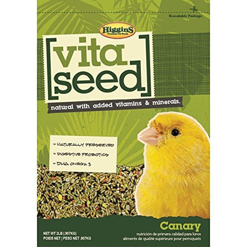 Higgins Vita Seed Canary Bird Food, 2 Lb Animals & Pet Supplies > Pet Supplies > Bird Supplies > Bird Food HIGGINS GROUP   