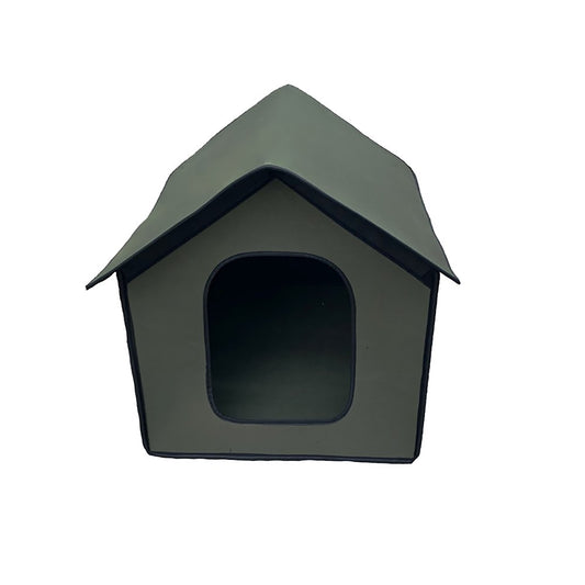 Waterproof Pet House Outdoor Dog Cat House Composite EVA Rainproof Outdoor Pet Ten Pet Supplies Green 38*35*38Cm/15*14*15In Animals & Pet Supplies > Pet Supplies > Dog Supplies > Dog Houses Pet House   