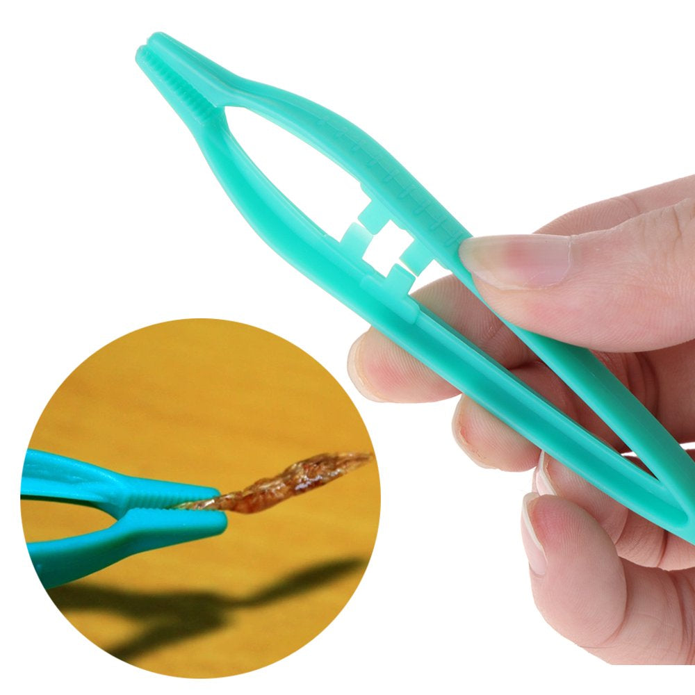 Plastic Reptile Feeding Tweezers Long Handle Feeder Tool for Amphibians Reptiles Animals & Pet Supplies > Pet Supplies > Reptile & Amphibian Supplies > Reptile & Amphibian Food Bydezcon   