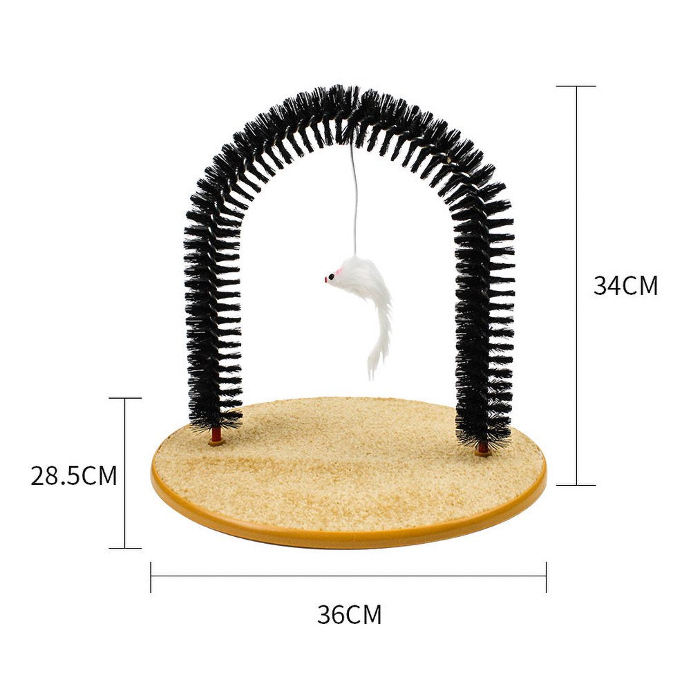 Carkira Cat Toy Cat Rubbing Brush Arch Pet Tickling Toy Animals & Pet Supplies > Pet Supplies > Cat Supplies > Cat Toys Carkira   