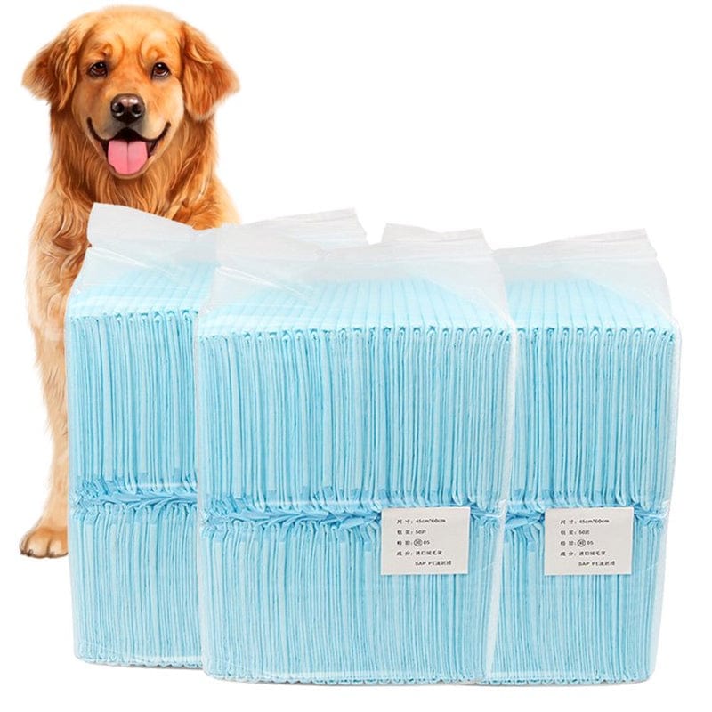 1 Bag Absorbent Cat Dog Urine Pad Disposable Diaper Pet Dog Mat Nappy Pet Pee Paper New Animals & Pet Supplies > Pet Supplies > Dog Supplies > Dog Diaper Pads & Liners GETNOIVAS 45cm*60cm  