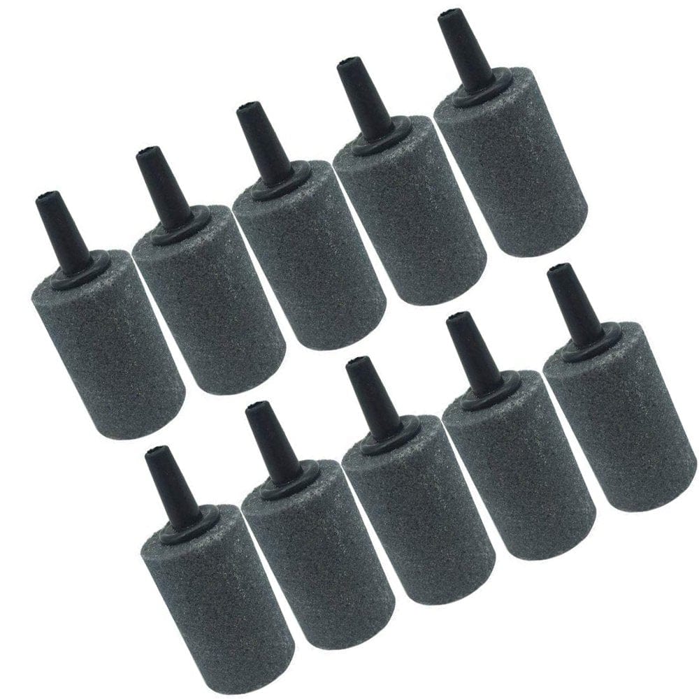 1 Inch Air Stone 10 Pieces Cylinder Bubble Diffuser Airstones for Aquarium Fish Tank Pump and Hydroponics Animals & Pet Supplies > Pet Supplies > Fish Supplies > Aquarium Air Stones & Diffusers Peroptimist   