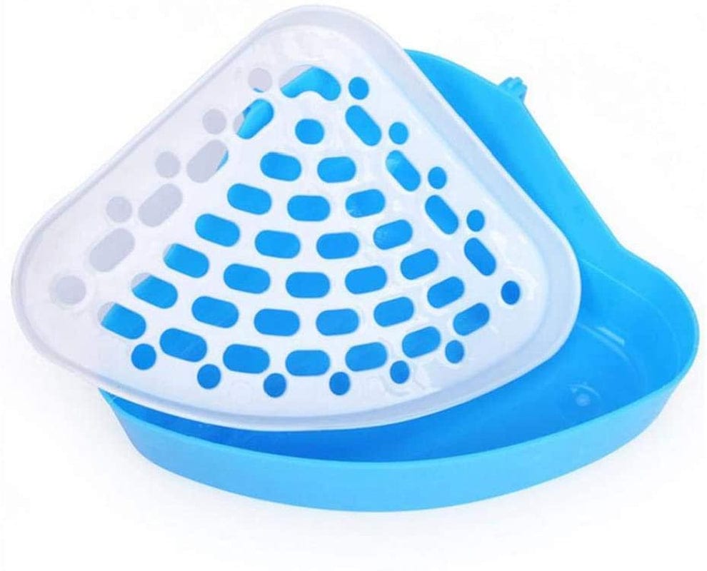 1 Pack Triangle Small Potty Corner Pet Litter Pan Bedding Box for Small Animals Rabbit Guinea Pig Chinchilla Animals & Pet Supplies > Pet Supplies > Small Animal Supplies > Small Animal Bedding Ranludas   
