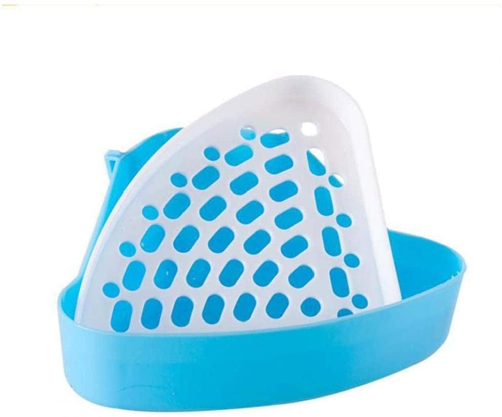 1 Pack Triangle Small Potty Corner Pet Litter Pan Bedding Box for Small Animals Rabbit Guinea Pig Chinchilla Animals & Pet Supplies > Pet Supplies > Small Animal Supplies > Small Animal Bedding Heopbird   