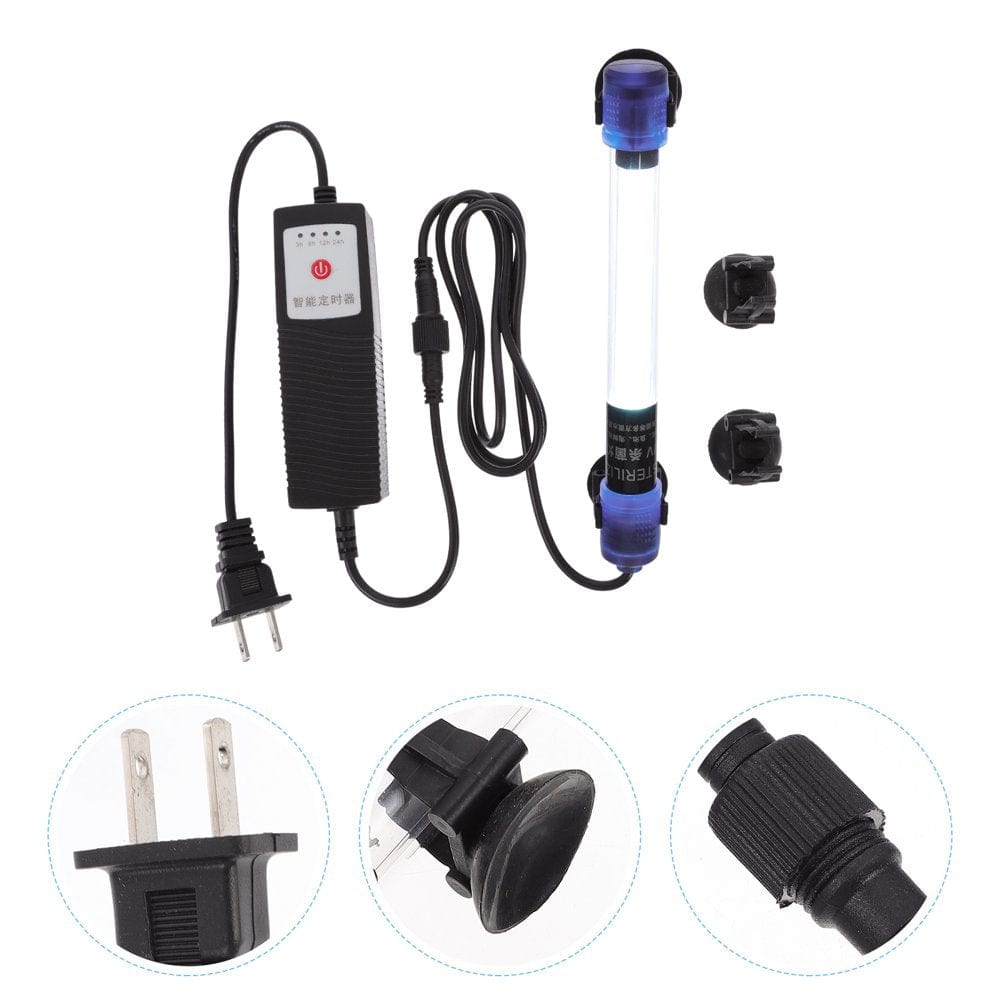 1 Set Aquarium Submersible UV Light Sterilizer Light for Fish Tank (US Plug) Animals & Pet Supplies > Pet Supplies > Fish Supplies > Aquarium Lighting NUOLUX   