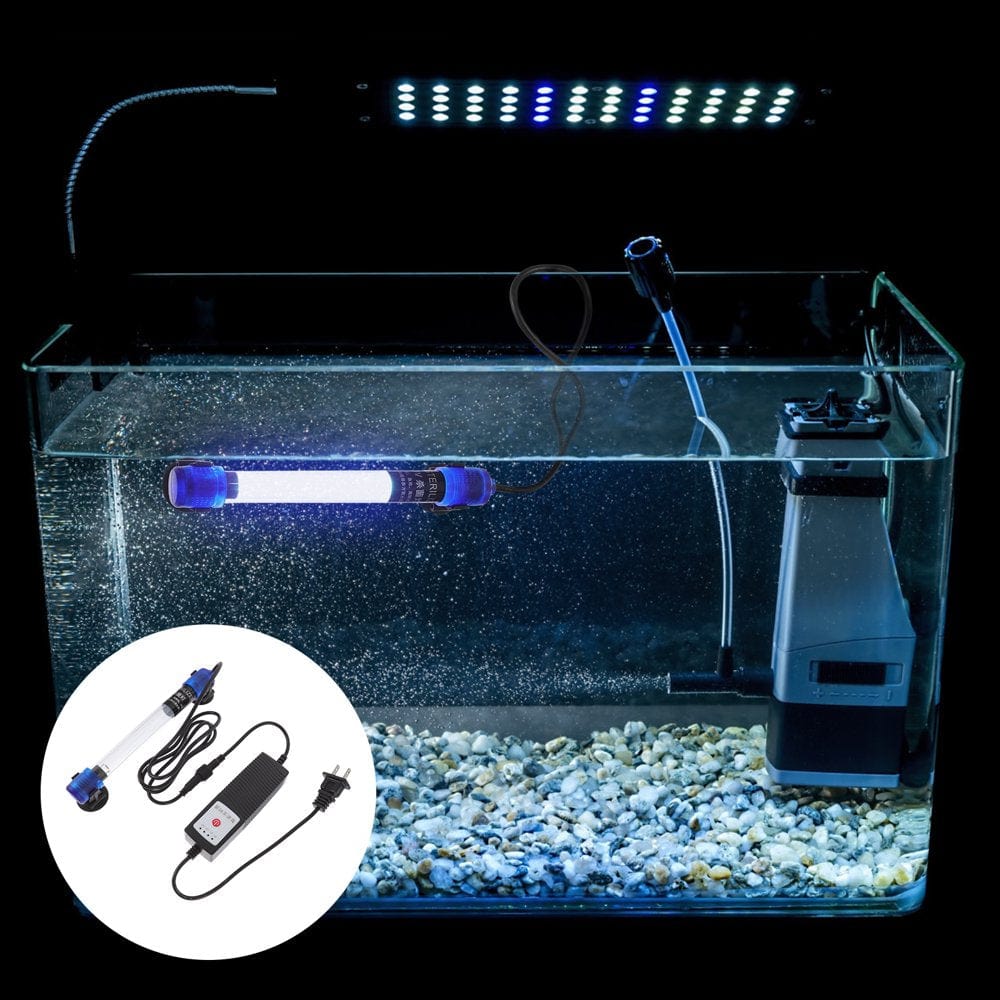 1 Set Aquarium Submersible UV Light Sterilizer Light for Fish Tank (US Plug) Animals & Pet Supplies > Pet Supplies > Fish Supplies > Aquarium Lighting NUOLUX   