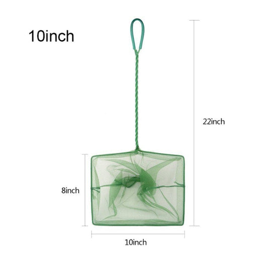 10 Inch Aquarium Accessories Fish Net Fishingnets with Plastic Handle for Fish Tank Animals & Pet Supplies > Pet Supplies > Fish Supplies > Aquarium Fish Nets Popvcly 10"  