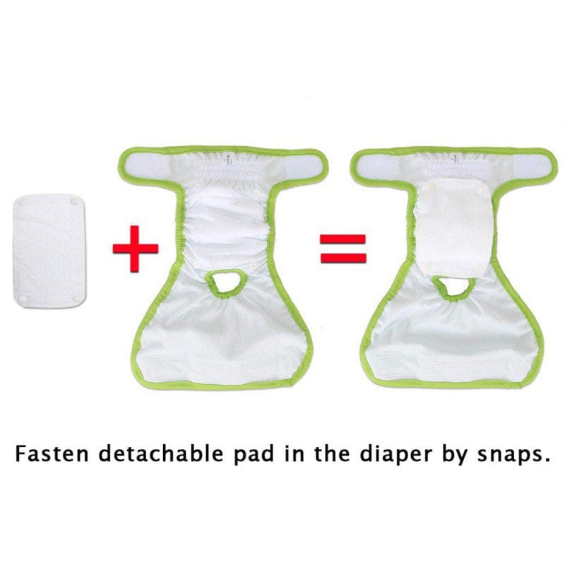 10 Pcs/Bag Dog Diaper Liners Booster Pads for Male and Female Dogs, Disposable Doggie Diaper Inserts Fit Most Pet Belly Bands, Cover Wraps, and Washable Period Panties Animals & Pet Supplies > Pet Supplies > Dog Supplies > Dog Diaper Pads & Liners Oaktree   