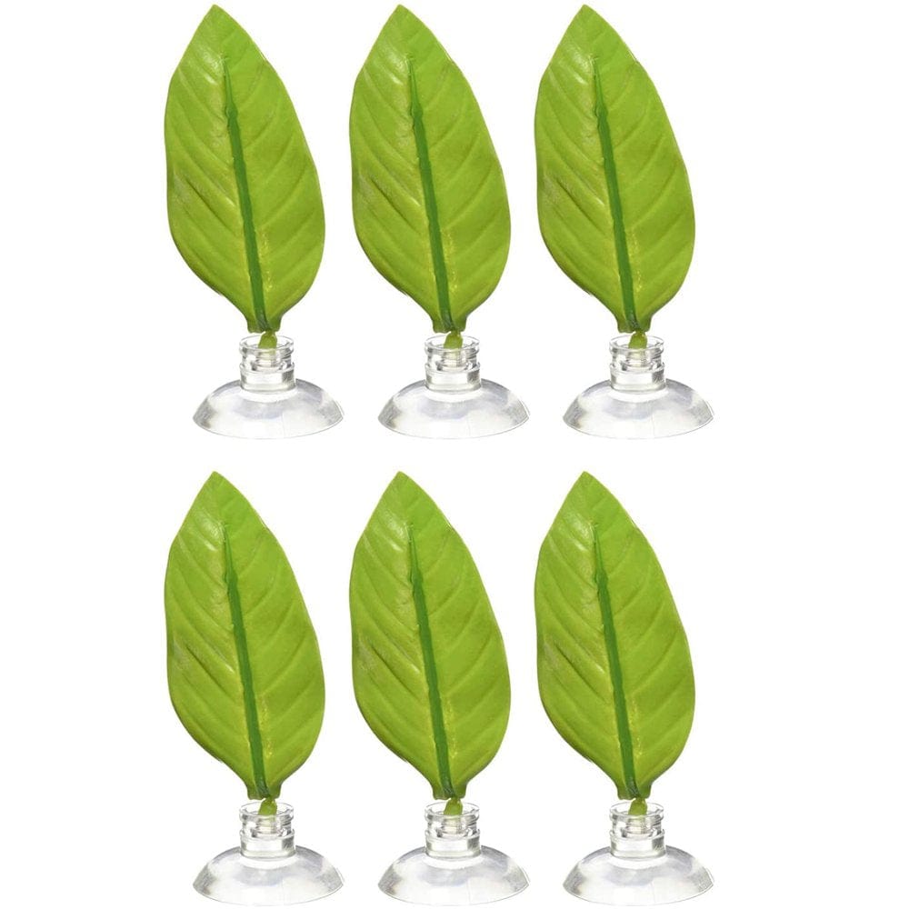 10 Pcs Fish Leaf Pad Betta Hammock for Betta Fish, Light and Realistic, Practical, Comfortable and Safe for Small Fish Tanks, Large Fish Tanks, Aquariums Animals & Pet Supplies > Pet Supplies > Fish Supplies > Aquarium Lighting Laidan 6pcs  