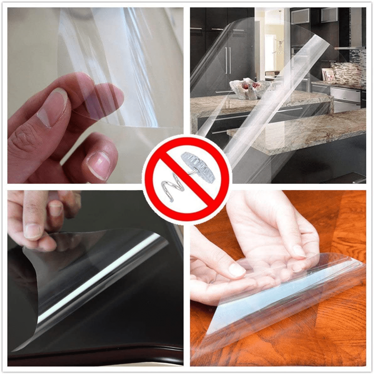 10 Pcs Furniture Protectors from Cats, Clear Self-Adhesive Cat Scratch Deterrent, Couch Protector 4 Pack X-Large (18"L 12"W) + 4 Pack Large (18"L 9"W) + 2 Pack (18"L 6"W) Cat Repellent for Furniture,