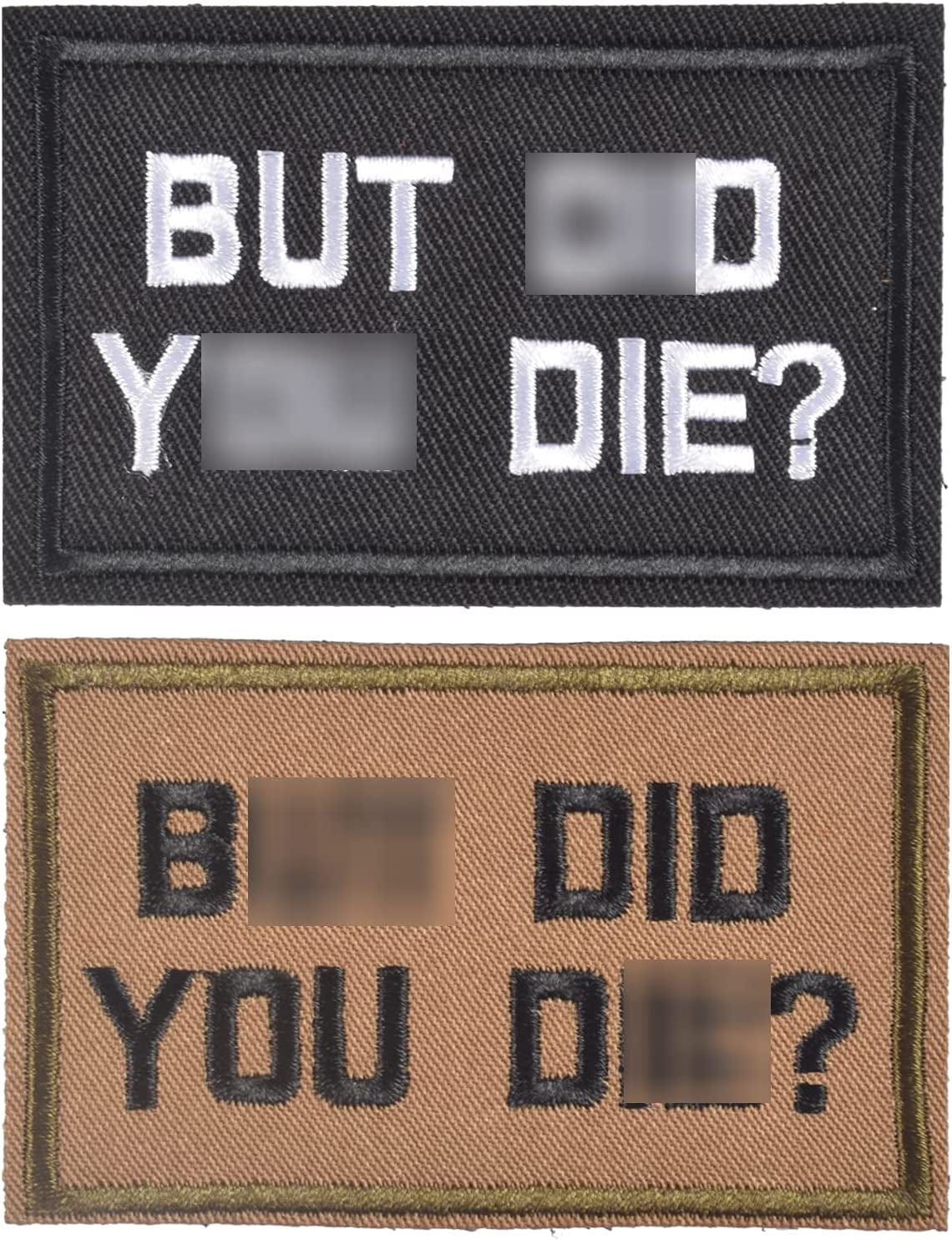 10 Pieces Service Dog K9 Please Don'T Pet Me in Training No Touch Full Embroidered Badge Emblem Patch for Service Dogs Harness Vest Clothes Animals & Pet Supplies > Pet Supplies > Dog Supplies > Dog Apparel J.CARP BUT DID YOU DIE  