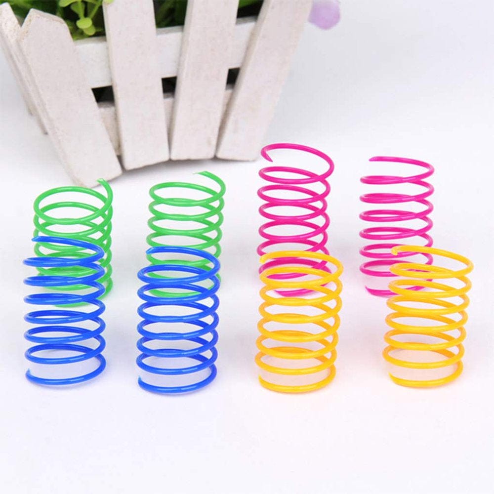 100 Pack Cat Spring Toys, Plastic Coils for Indoor Active Healthy Play Random Color Animals & Pet Supplies > Pet Supplies > Cat Supplies > Cat Toys PS20220428   