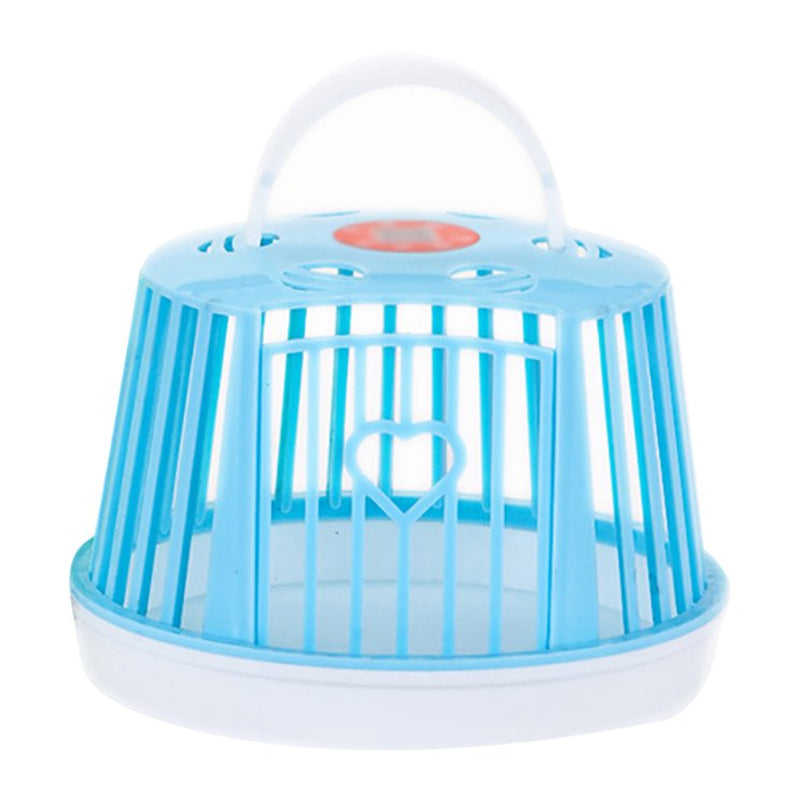 Bangcool Hamster Cage Single Layer Portable Hamster Habitat Pet Cage for Small Animals Animals & Pet Supplies > Pet Supplies > Small Animal Supplies > Small Animal Habitats & Cages Bangcool Blue  