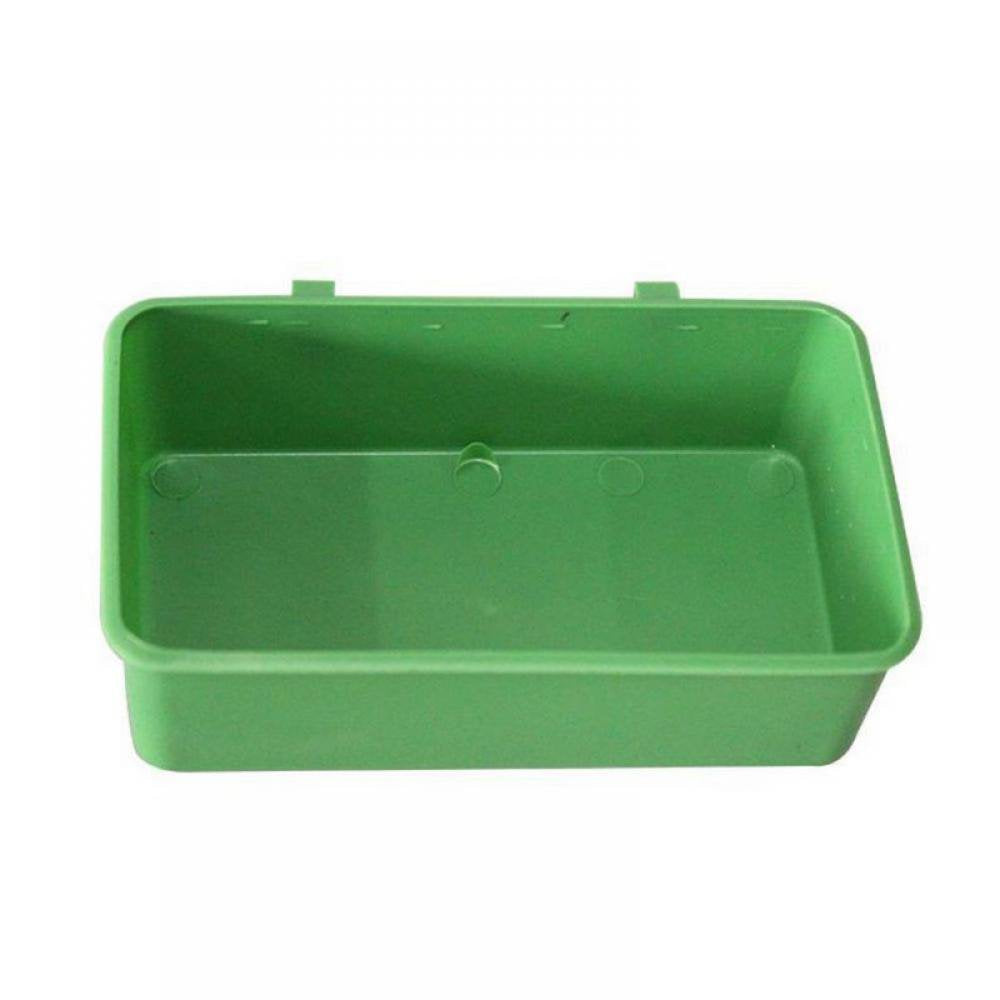 Bird Bath Bathtub Bath Box Bird Cleaning Tool Cage Accessories Parrot Bath Transparent Plastic Tub Shower for Bird Animals & Pet Supplies > Pet Supplies > Bird Supplies > Bird Cage Accessories Sunmark   