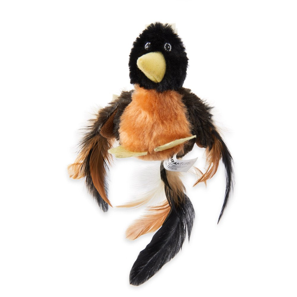 Vibrant Life Rockin' Robin Catnip Filled Plush Bird Cat Toy with Feathers Animals & Pet Supplies > Pet Supplies > Cat Supplies > Cat Toys Vibrant Life   