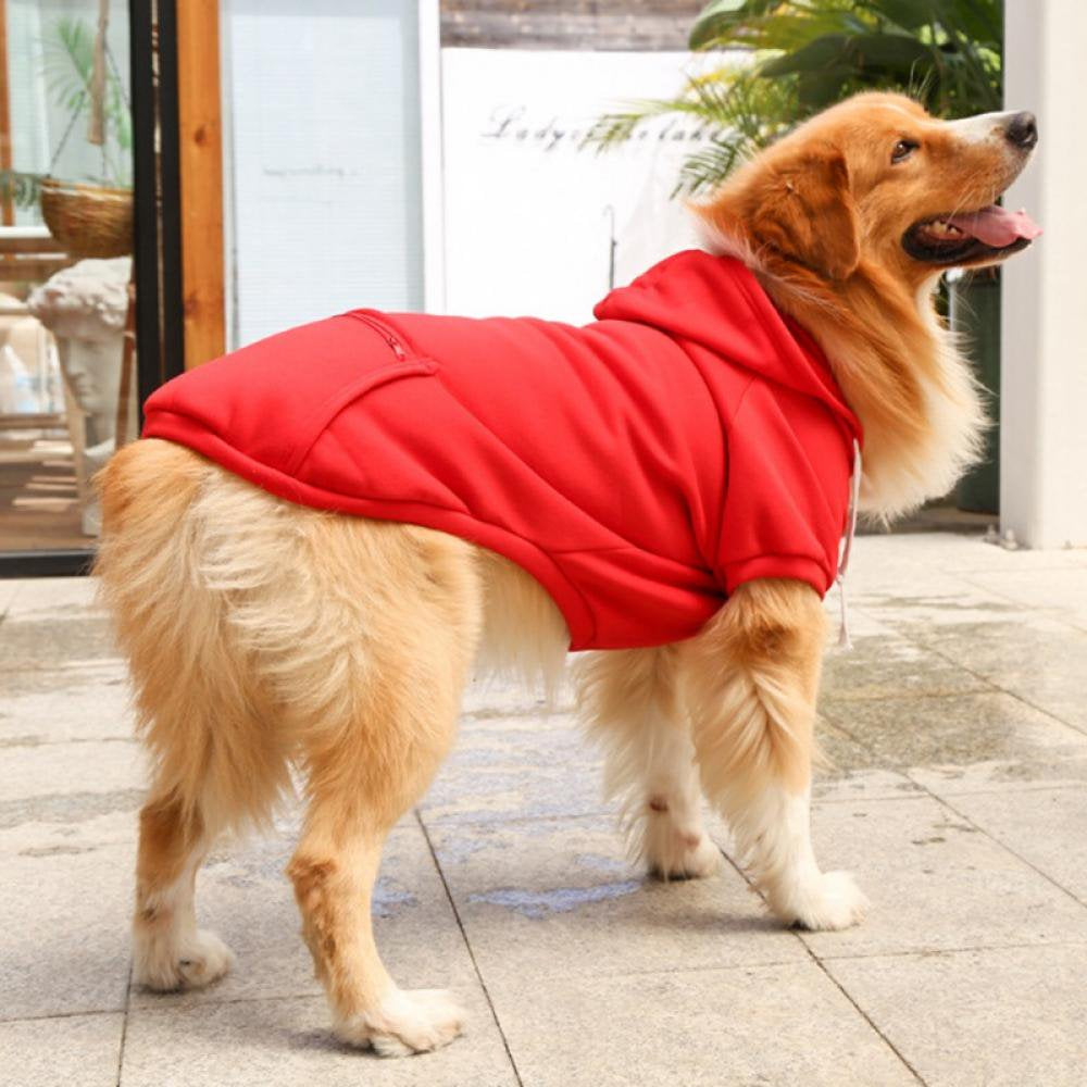 Pet Dog Hoodies Sweaters Winter Clothes with Hat and Pocket Costume Windproof Apparel for Small Medium Large Dog Animals & Pet Supplies > Pet Supplies > Dog Supplies > Dog Apparel Feiona   