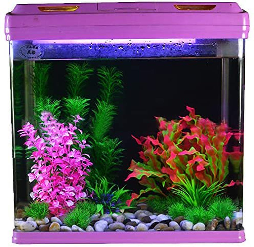 Aquarium Plants Plastic Fish Tank Plants Decoration Large Realistic Water Plants for Betta Cicilid Goldfish and Other Fishes, 9.5" Tall Fake Plants for Aquarium Decor, Red Animals & Pet Supplies > Pet Supplies > Fish Supplies > Aquarium Decor Frifoshs   