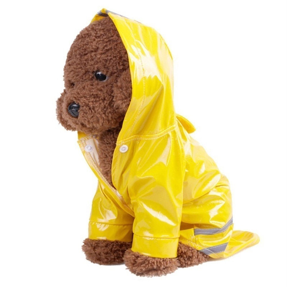 Sarkoyar Pet Dog Puppy Hooded Raincoat Waterproof Jacket Outdoor Costume Apparel Jumpsuit Animals & Pet Supplies > Pet Supplies > Dog Supplies > Dog Apparel Sarkoyar   